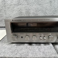 Vintage Kenwood KR-6030 AM/FM Stereo Receiver Silver Front 1970s TESTED & WORKS