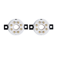 2pcs Amptata 8pin Tube Socket Octal Gold EL34 6SN7 KT88 5U4G 274B 6L6 5AR4 6V6