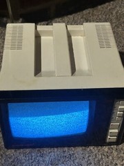 GE Spacemaker Vintage Television 5” 7-7160A Am/fm Radio Mountable CRT TV VIDEO