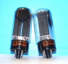 5U4GB 5AS4A RCA 1964 radio audio amplifier rectifier vacuum tubes 2 valve tested