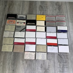 Lot of 38 Used Cassettes Mixed Lot Sony TDK BASF Pro II Chrome Realistic Type I