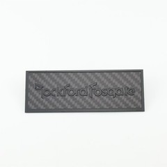 Rockford Fosgate Speaker carbon fibre Custom Made Badge 106mm(4.17″)X39mm(1.54″)