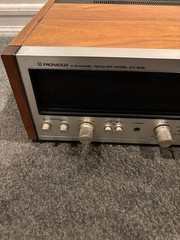 PIONEER QX-646 Vintage Wood Quad 4 Channel Receiver Tested – 2 broken buttons
