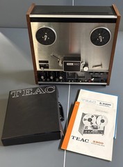Vintage TEAC 3300 Stereo Deck Reel To Reel Powers On Manuals And Service Kit
