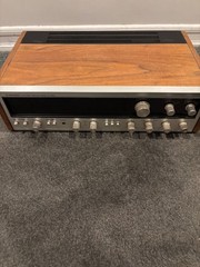 PIONEER QX-646 Vintage Wood Quad 4 Channel Receiver Tested – 2 broken buttons
