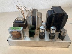 Vintage Tube Amplifier Power Supply Chassis Transformers 1950s 1960s Project