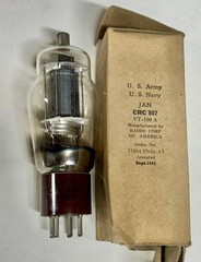 1- Vintage JAN CRC 807 Audio Vacuum Tube ~ RCA ~ Made in USA NOS