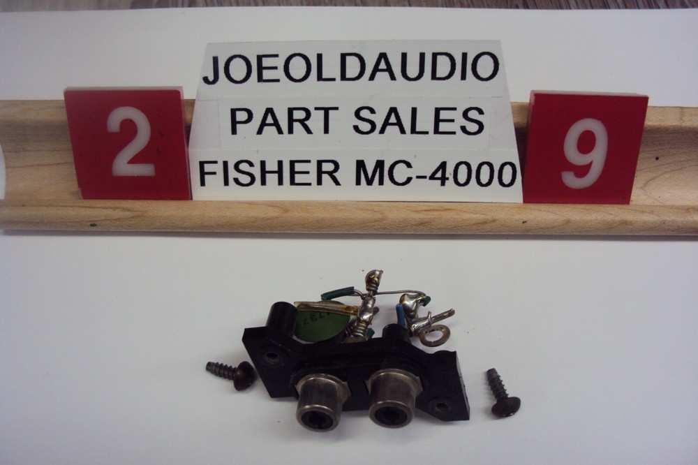 Fisher MC-4000 Combo Receiver RCA Speaker Output Jack Panel. Parting Out MC-4000