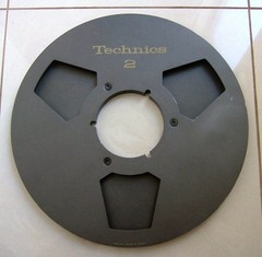 Serviced Technics RP-10A 10″ Metal Empty Take-up Reel Aluminum Mint Japan