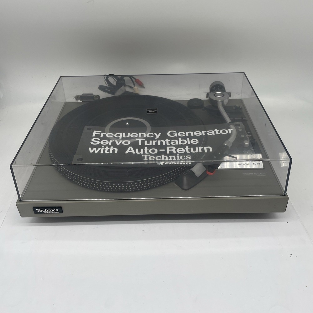 Technics SL-23 Belt Drive Turntable Victor Z-1S Cartridge VTG Japan TESTED WORKS