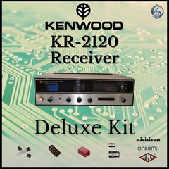Kenwood KR-2120 Receiver Deluxe Upgrade Kit Genuine Parts Restoration