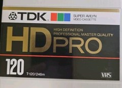 TDK HD PRO 120 Blank VHS Tape SEALED NOS T-120/246M Professional Master Quality