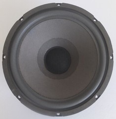 vintage FISHER 10″ woofer, USA-made by QUAM in 1976—new foam surround—excellent