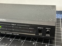 Realistic APM-300 Peak & RMS Stereo Audio Power Meter – AS IS – UNTESTED