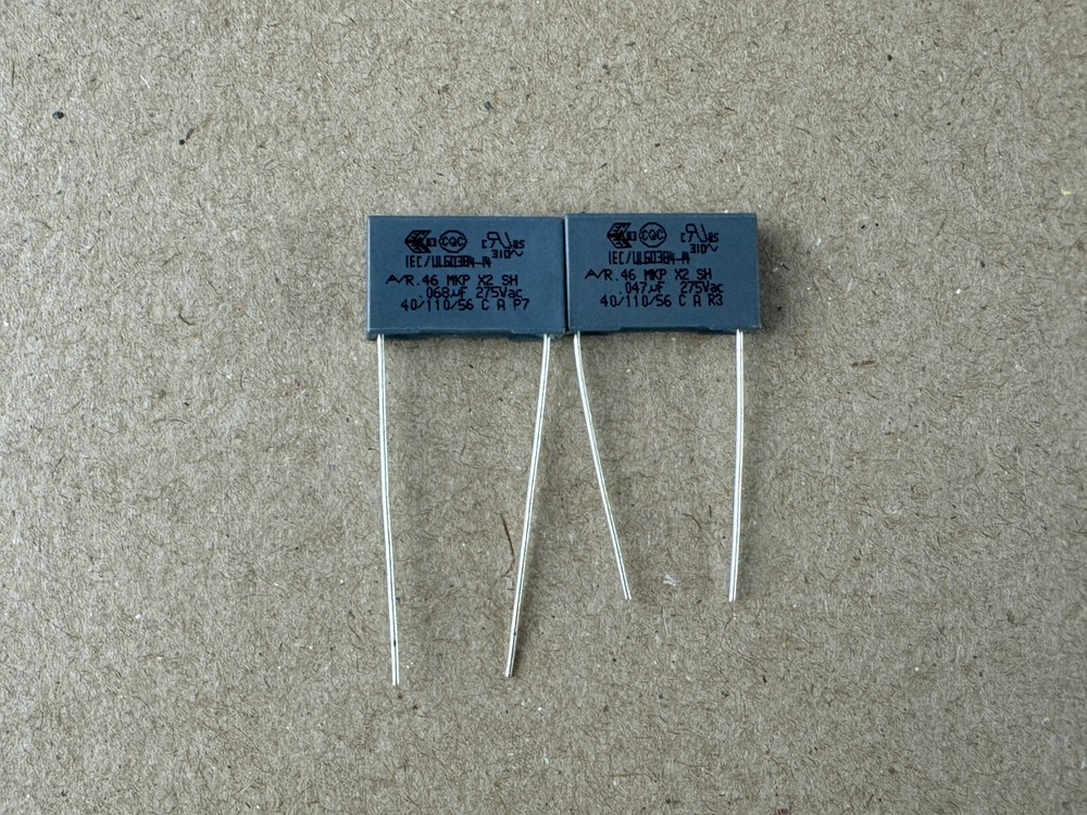 Dual CS 601 Recap Kit Capacitors Turntable Repair (2 Safety Caps)