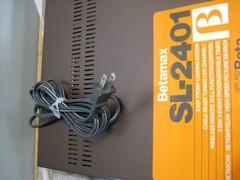 SONY SL-2401 BETAMAX VCR MINT COND. W/BOX, MANUAL & REMOTE MUST SEE! READ!