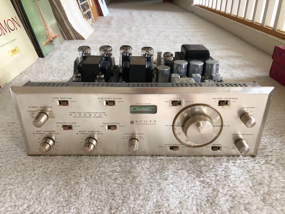 VINTAGE HH Scott Stereomaster 340 Tube Receiver