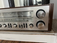 Vintage Late 1970’s Technics SA-600 FM/AM Stereo Silver Face Wood Receiver