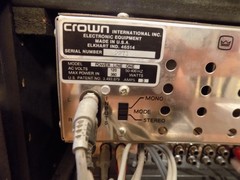 VINTAGE-Crown Power Amplifier Line One/straight Line One , Tested Works