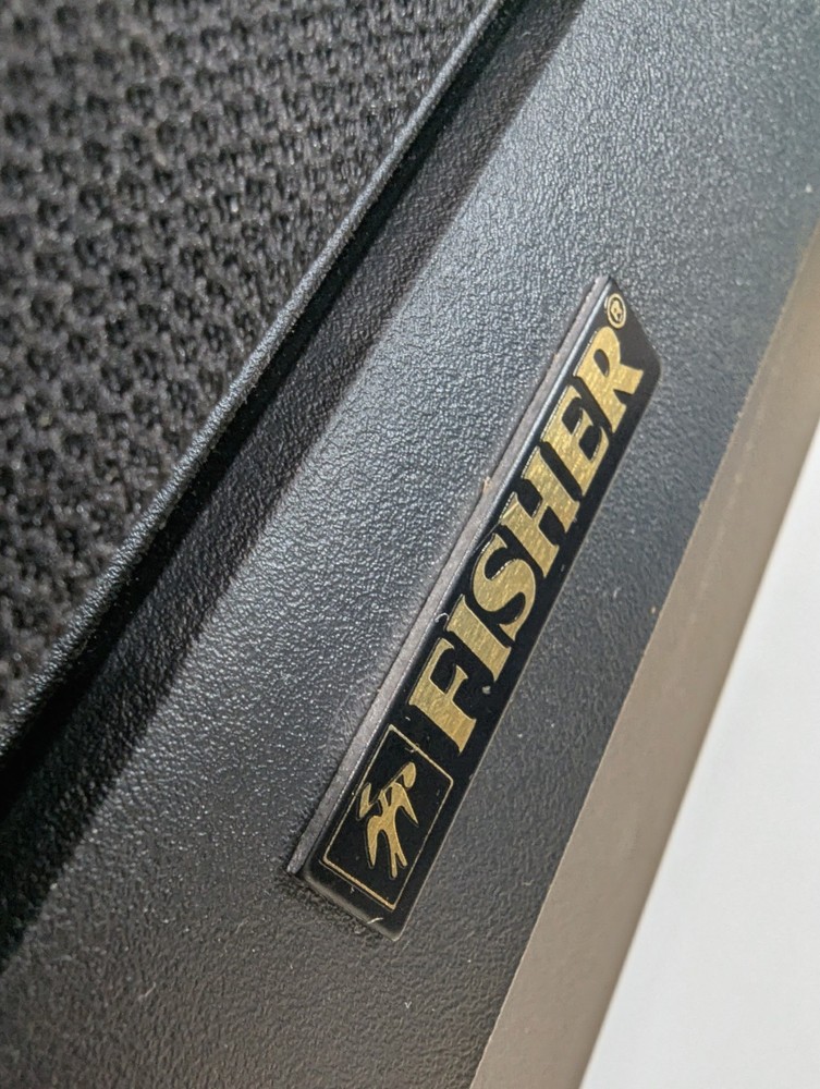 Vintage Fisher Speaker System MS-109 Upgrade Set 22x10x8 Crisp Clear Music