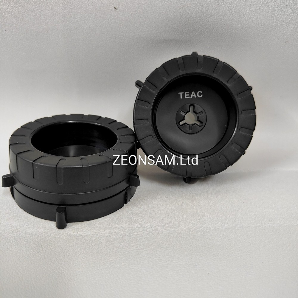 1 Pair TEAC Nab Hub Adapters For 1/4″ Open Reel To Reel tape recorder