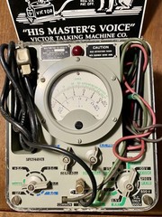 Antique audiophlie military vacuum tube multimeter made in usa #0033