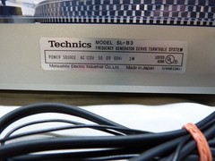 TECHNICS Vintage Belt Drive Auto Turntable SL-B3 Serviced *SEE VIDEO* Japan NICE