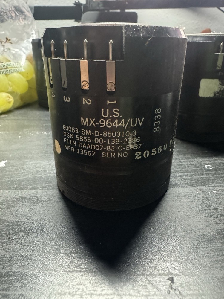 MX9644/UV Image Intensifier Tube Gen 2 – Fits PVS-4, TVS-5, VVS-2 Untested