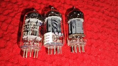 Tung-Sol 12AX7 Vintage Long Plate Slant Square Getter Audio Tubes Super Strong