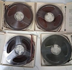Scotch 150 203 Sony SLH 180 Reel to Reel Recording Tape LOT 6 Used A3