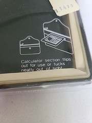 Vtg New Works! Calculating Lady Calculator Wallet Made In Taiwan 13306 Checkbook
