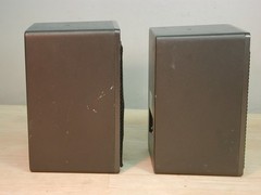 80’s ICS HiFi 880 – MINI CAST ALUMINUM 3 WAY SPEAKERS -Realistic Minimus 7 style