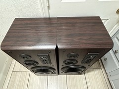 Infinity SM122 Vintage Speakers, Read Description