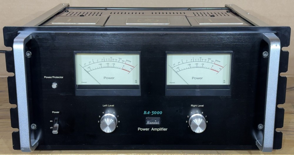 Sansui BA-5000 Power Amplifier, restored/recapped XLNT 300w/ch, 600w mono