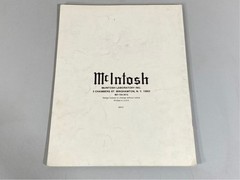 McIntosh Service Manual for Model C32 Preamplifier English w/ Circuit Diagram