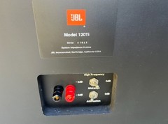 JBL 120TI PAIR EMPTY CABINETS ONLY NETWORKS & FRONT GRILLS INCLUDED