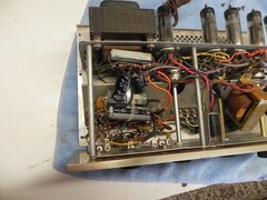 Knight KG-250 Integrated Stereo Tube Amplifier Tested Working 12AX7 6BM8 Nice