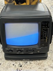 Memorex Portable 5.5” TV w/ AM/FM Radio, Antenna & AC Adapter In OG Box