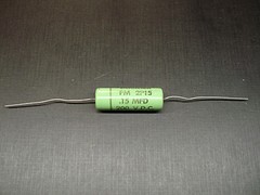 2 pcs Cornell Dubilier Greenie capacitor 200 VDC .15 MFD PM2P15 NOS