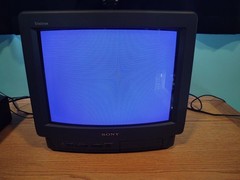 Sony Trinitron CRT TV KV-13M10 13″ Retro Gaming VCR TESTED