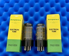 TWO Amperex 7591A Tubes / Amplitrex Tested 💪 +100% / 1978 Dates / 2% Gm Matched