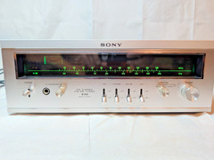 Sony TA-2000F Stereo Preamp & ST-5130 FM Tuner Silver face Tested Working Pair
