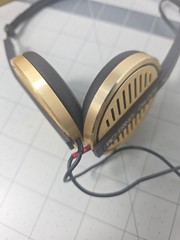 Tested Rare Vintage PICKERING OA-203 Gold Limited Lightweight Headphones & Box