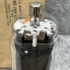 NOS NIB US ARMY US NAVY NATIONAL UNION JAN CNU 813 TUBE DATED 1945 VT-144 TUBE