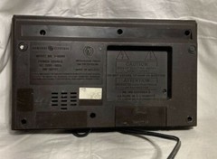 Vtg. GE FM /AM Woodgrain Clock Radio with Alarm Model# 7-4634B Malaysia