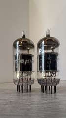 ECC83 E83CC MATCHED PAIR Tunsgram Musical Audio Tubes
