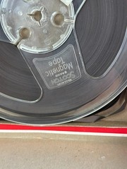 PIC 3600ft Open Reel Magnetic Tape Vintage Recording Audio Reel Black Box