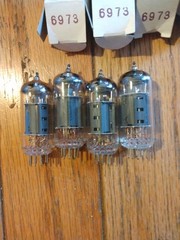 6973, Vacuum Tubes Matched Quad, Set NEW Unbranded