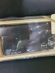 Vtg New Works! Calculating Lady Calculator Wallet Made In Taiwan 13306 Checkbook