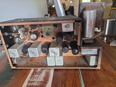 Vtg WWII Western Electric BC-733-D Radio Chassis ROLA KS-8728 VT-269 Amp Parts